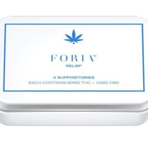 FORIA Relief Suppositories(Min Order 13) $25.00